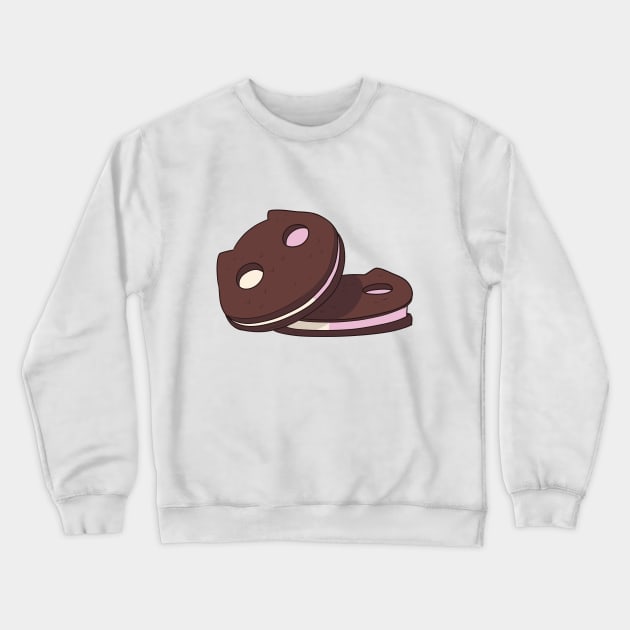 Cookie Cat Pile Crewneck Sweatshirt by Bioticsheep